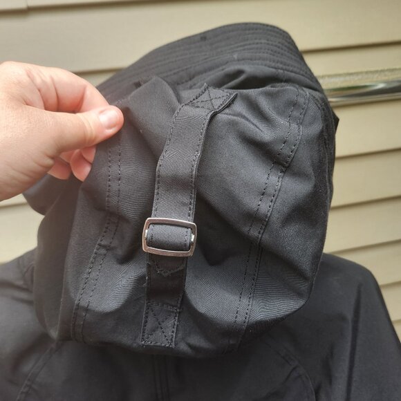 GAP Men's Primaloft Black Down Alternative Coat Hooded Zip-Up - Picture 12 of 16